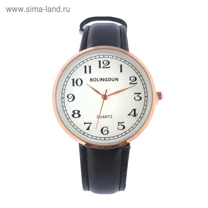 Часы наручные кварцевые мужские Bolingdun, d-4 см, ремешок экокожа часы наручные кварцевые мужские kanima дискретный ход ремешок 8 и 10 х 2 см d 4 см