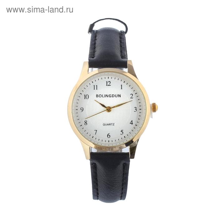 

Часы наручные женские Bolingdun 3451, d=3 см, экокожа, чёрные