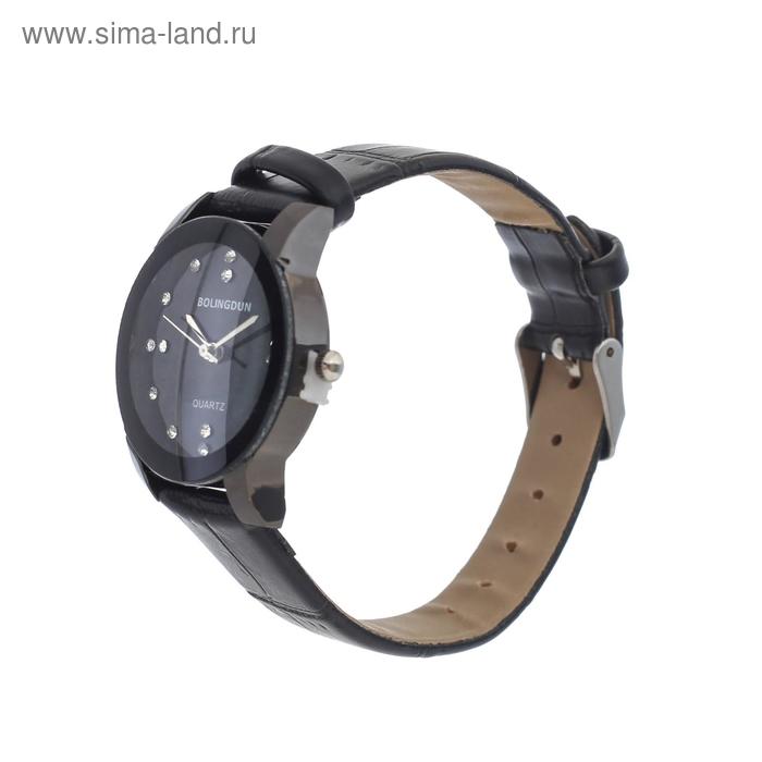 

Часы наручные кварцевые женские Bolingdun 3473L, d-3 см, экокожа, циферблат чёрный