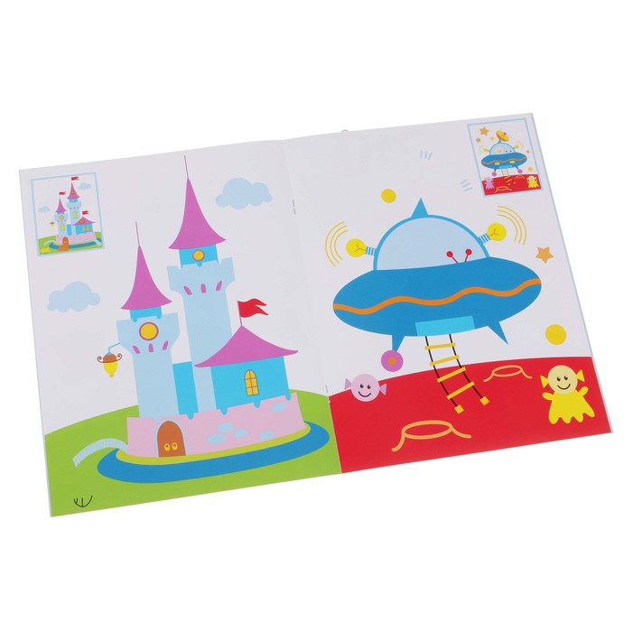 Чудесные наклейки "Найди различия". Автор: Лиза Романцова