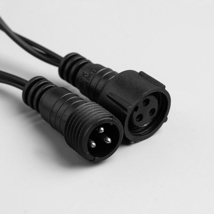 НИТЬ, улич. с насад. "Шарики d=1,5 см" 10 м, Н.Т. LED-100-220V моргает, МУЛЬТИ