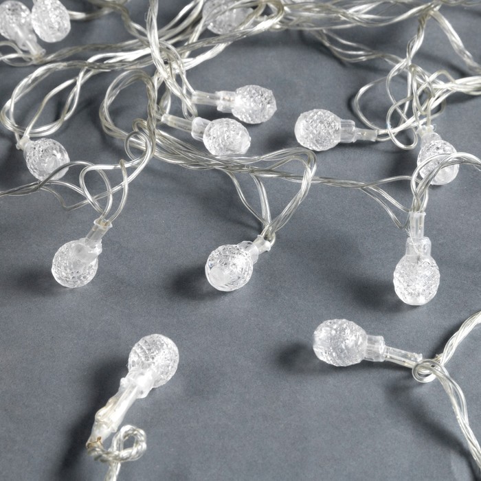 НИТЬ, 5м. с насад. “Фонарики”, Н.С. LED-20-220V, моргает, МУЛЬТИ