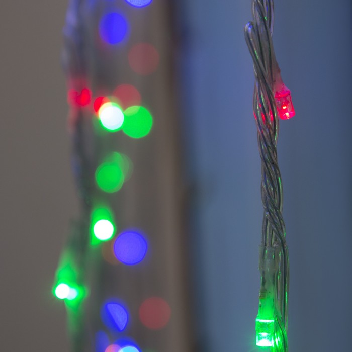 Гирлянда "Дождь" улич. Ш:2 м, В:6 м, Н.С. LED-1500-220V, контр. 8 р, МУЛЬТИ