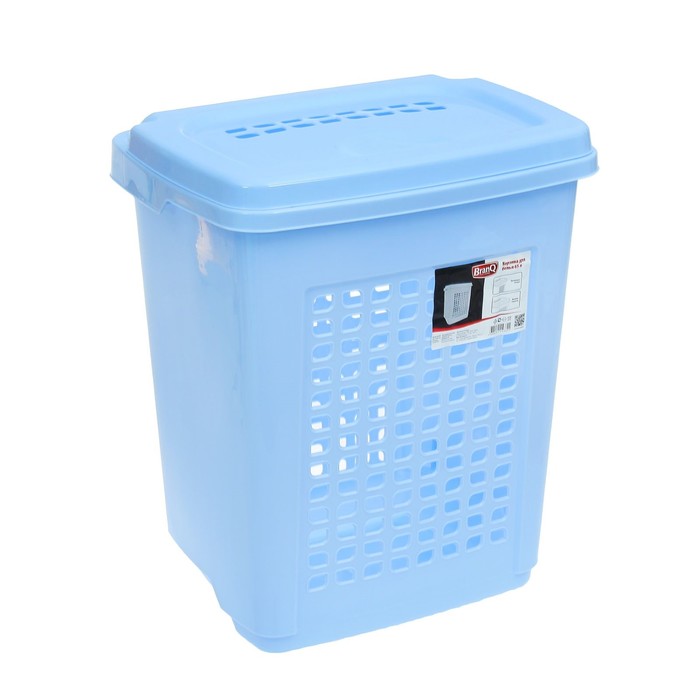 Корзина для белья 65 л "Пастель", цвет МИКС