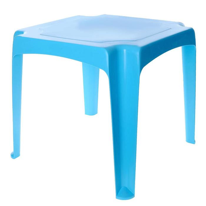 фото Детский стол, цвет голубой пластишка