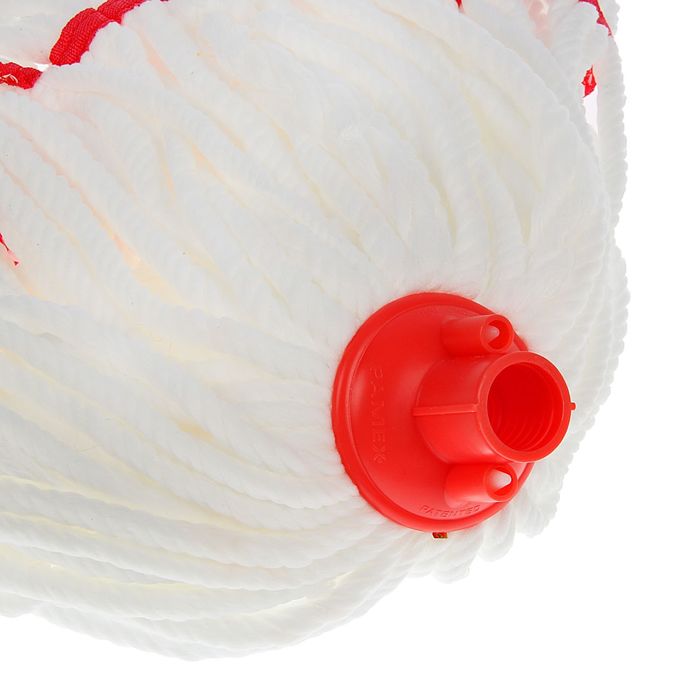 Насадка для швабры веревочная, микрофибра 150 гр, цвет МИКС