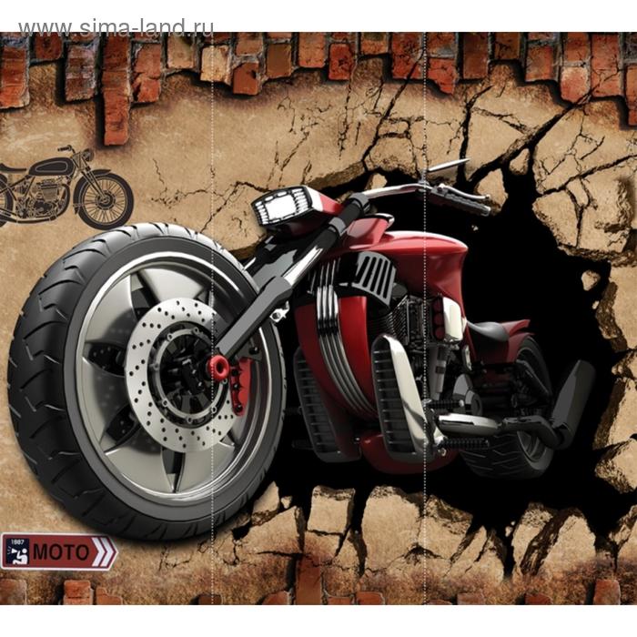 Фотообои флизелиновые 3D Flizetto Скоростной мотоцикл 300х270