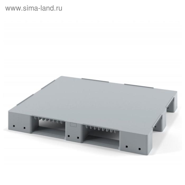 

Поддон полимерный 1200x1000x150 мм, с бортиком, усиленный, сплошной на 3-х полозьях