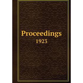 

Книга Proceedings. 1923