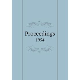 

Книга Proceedings. 1954