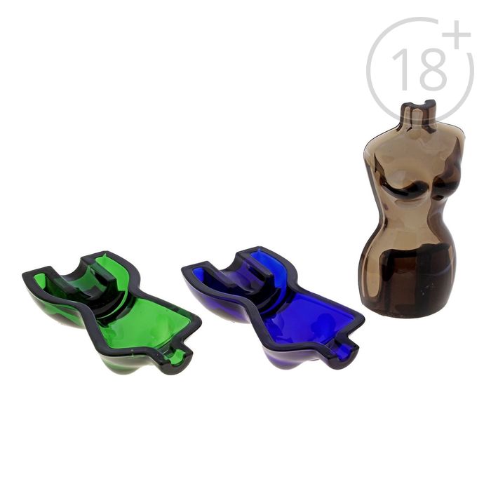 Декоративная подставка (пеп.) "Женская фигура", цвета МИКС