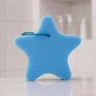 Губка банная "Звездочка", цвет МИКС