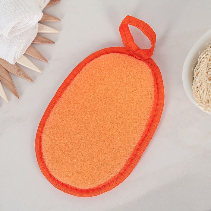 Губка банная "Упоение", цвета МИКС