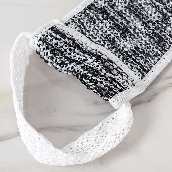 Мочалка банная "Российская", цвет МИКС