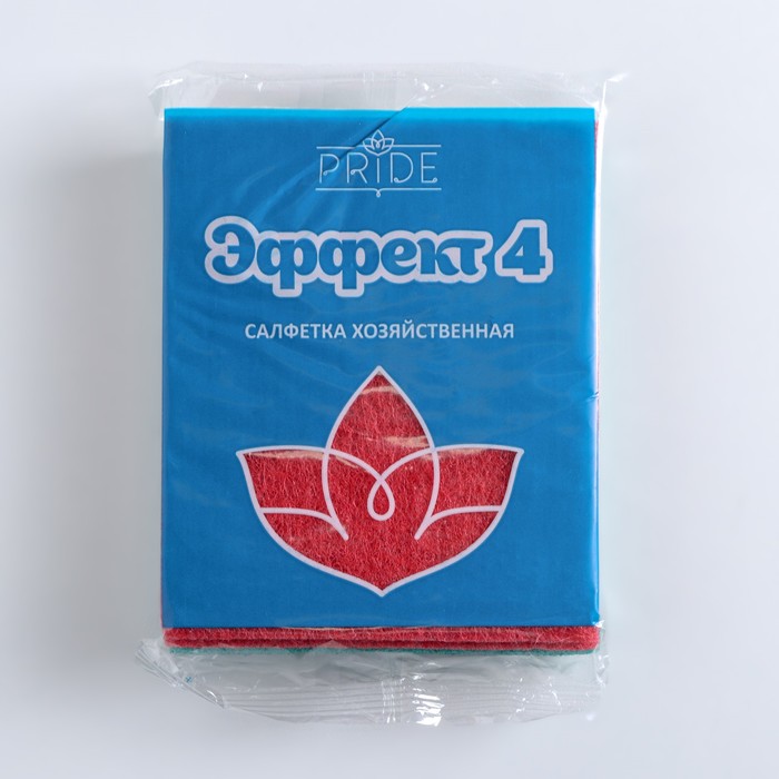 Набор салфеток бытовых 4 шт "Эффект"