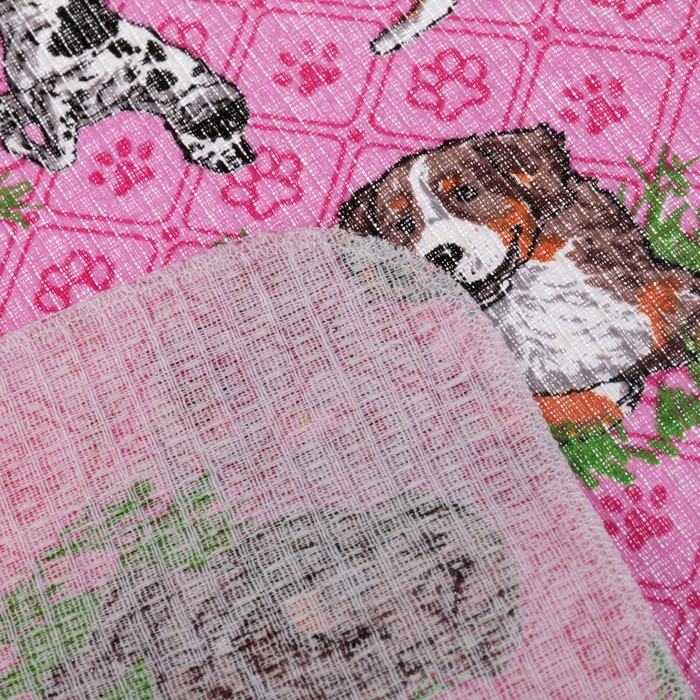 Салфетка бытовая для кухни "Клетка", цвет МИКС