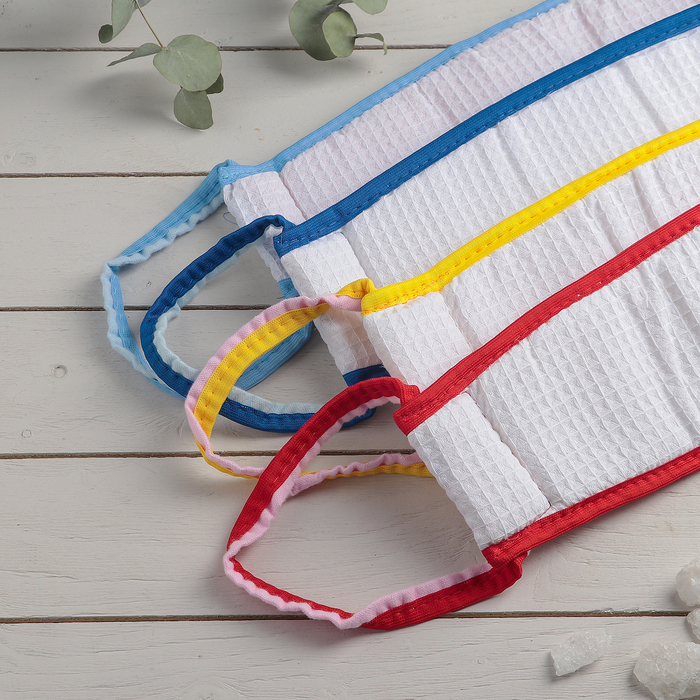 Мочалка банная "Особенная", цвет МИКС