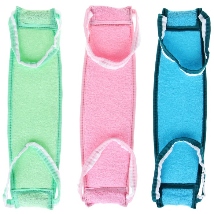 Мочалка банная "Особенная", цвет МИКС