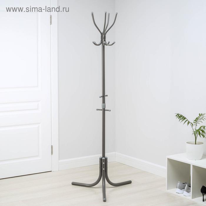 

Вешалка напольная (НВК/С), 60×60×180 см, цвет тёмно-серый