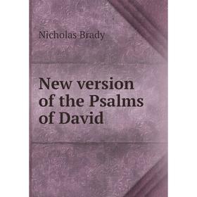 

Книга New version of the Psalms of David