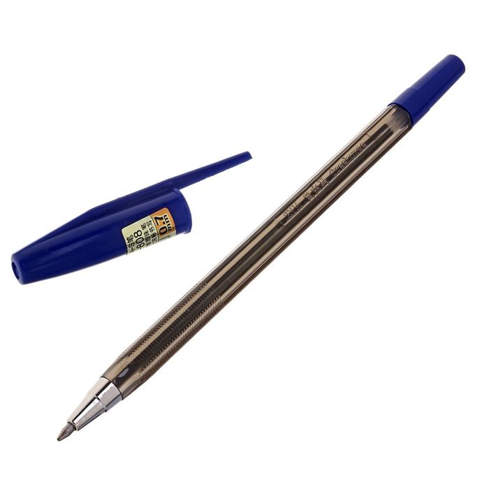 Ручка шариковая 0,7мм Ball 808 стержень синий