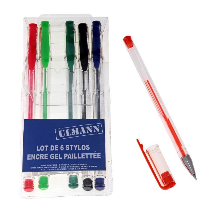 Набор гелевых ручек 06цв.