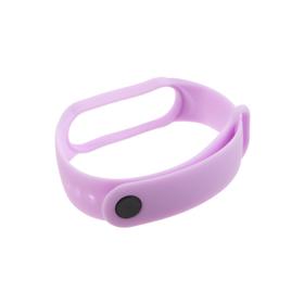 

Ремешок силиконовый Krutoff, для Xiaomi Mi Band 5/6, фиолетовый