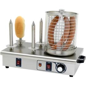 

Аппарат для приготовления хот-догов VIATTO VHD-04, 800 Вт, 4 булочки, серебристый
