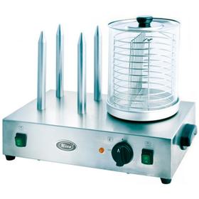 Аппарат для приготовления хот-догов VIATTO HHD-1, 600 Вт, 4 булочки, серебристый Ош