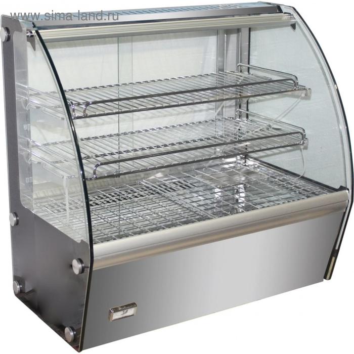 

Витрина тепловая VIATTO HTH100, настольная, 800 Вт, 85 л, +30 до +90°C, подсветка