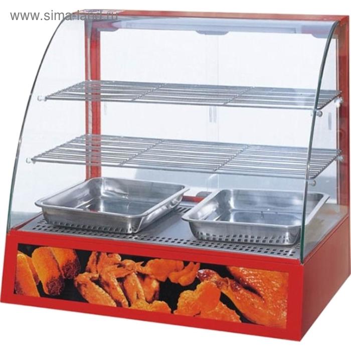 

Витрина тепловая VIATTO HW-2P, настольная, 800 Вт, +30 до +80°C, подсветка