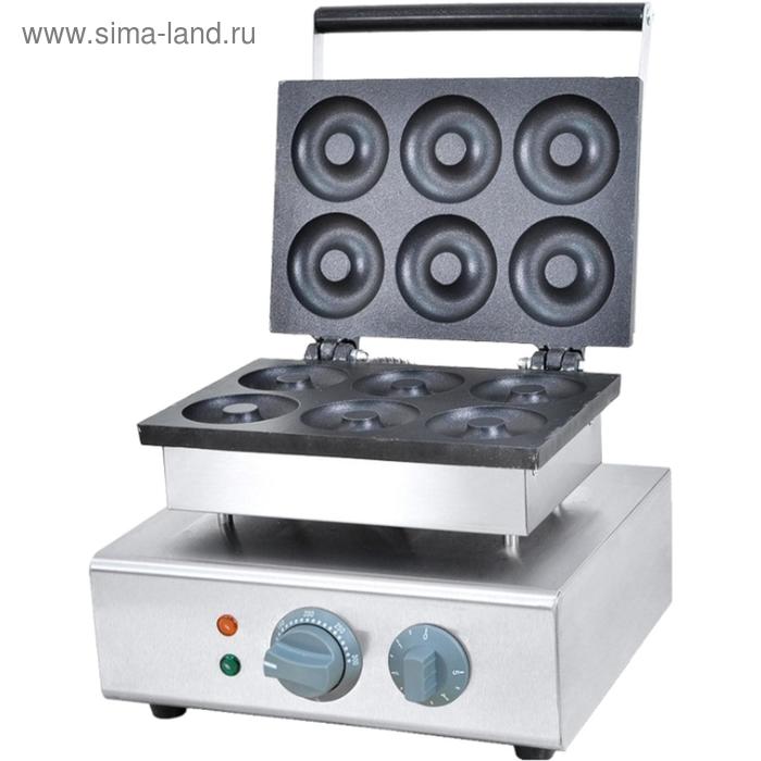 

Аппарат для донатсов VDM-6, 1.2 кВт, 6 шт, регулировка t°, серебристый