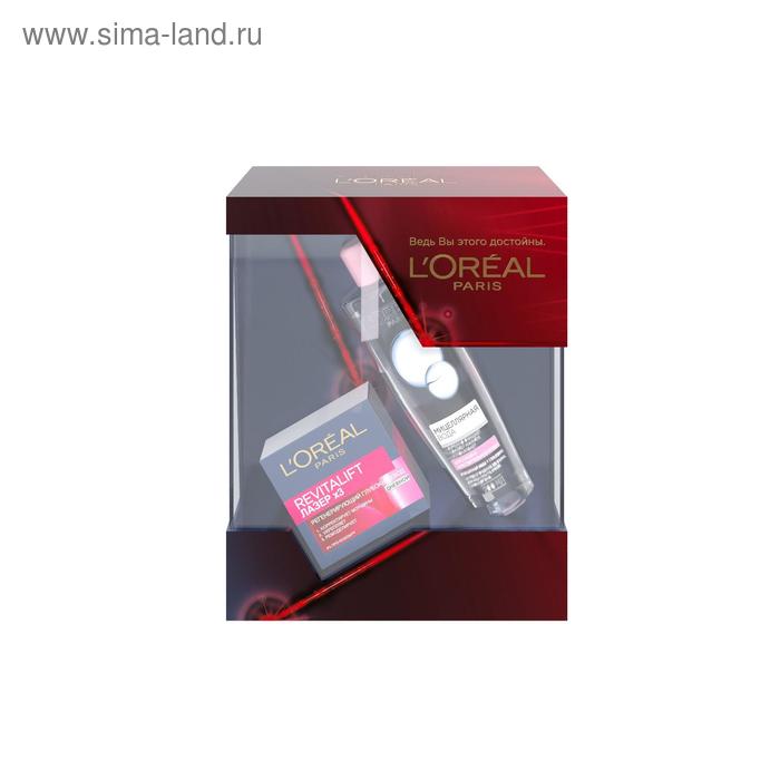 фото Подарочный набор l'oreal: крем для лица «revitalift лазер» и мицеллярная вода