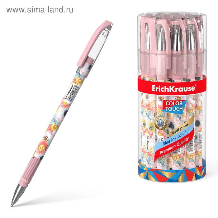 

Ручка шариковая ErichKrause ColorTouch Flower Cocktail, узел 0.7 мм, чернила синие