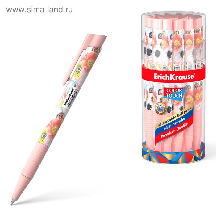 

Ручка шариковая автоматическая ErichKrause ColorTouch Flower Cocktail, узел 0.7 мм, тонкое письмо, корпус Soft Touch, корпус с дизайном, чернила синие