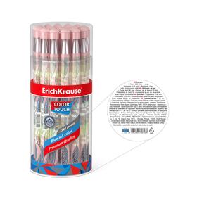 

Ручка гелевая ErichKrause ColorTouch Flora, узел 0.38 мм, чернила синие