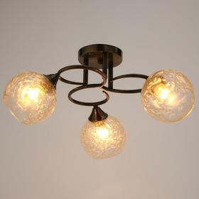 

Люстра 00501/3 3х60Вт Е27, бронза, 53х25 см