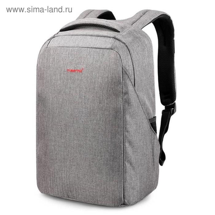 фото Рюкзак с usb, для ноутбука, tigernu t-b3237 серый, 15.6"