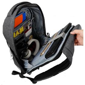 

Рюкзак с USB, для ноутбука, Tigernu T-B3237 черный, 15.6"