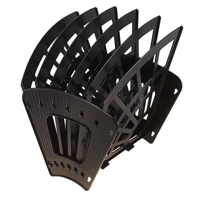 Лоток-веер 6 секции, 5 отделений "Эконом", чёрный