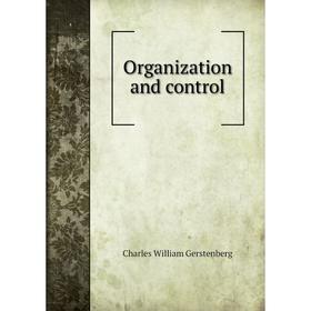 

Книга Organization and control