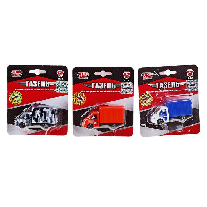 Машина металлическая "Газель Спецслужбы", масштаб 1:72, МИКС