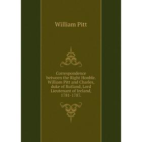 

Книга Correspondence between the Right Honble. William Pitt and Charles, duke of Rutland, Lord Lieutenant of Ireland, 1781-1787. William Pitt