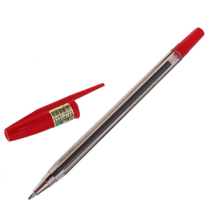 Ручка шариковая 1,0мм ZYM стержень красный