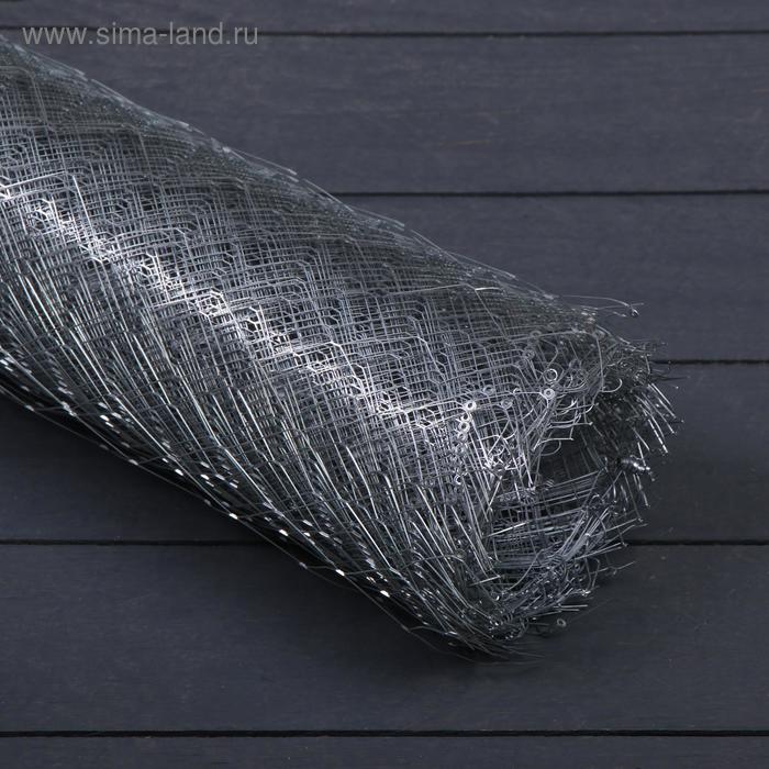 

Сетка оцинкованная ЦПВС, мягкая, 1 × 10 м, ячейка 20 × 20 мм, d = 0,5 мм, металл