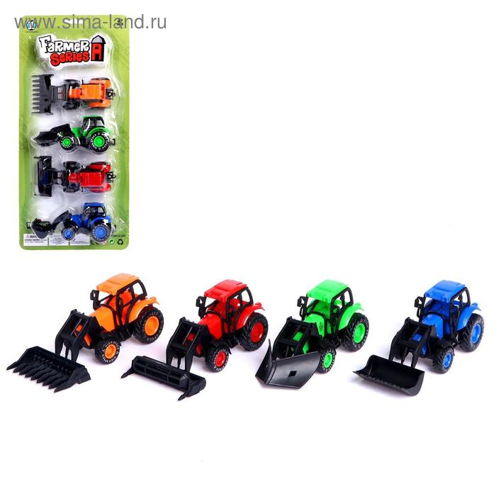 фото Набор игровой «сельхозтехника», инерция