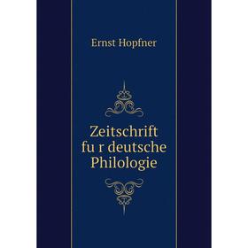 

Книга Zeitschrift für deutsche Philologie. Ernst Hopfner