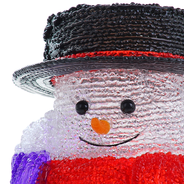 Фигура акрил. "Снеговик" 28х18 см, 20 LED, 240V БЕЛЫЙ