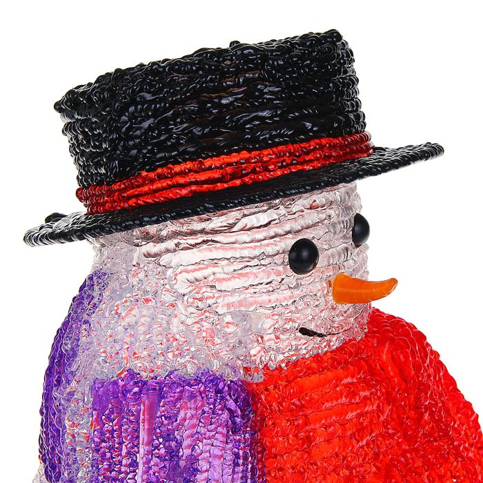 Фигура акрил. "Снеговик" 28х18 см, 20 LED, 240V БЕЛЫЙ