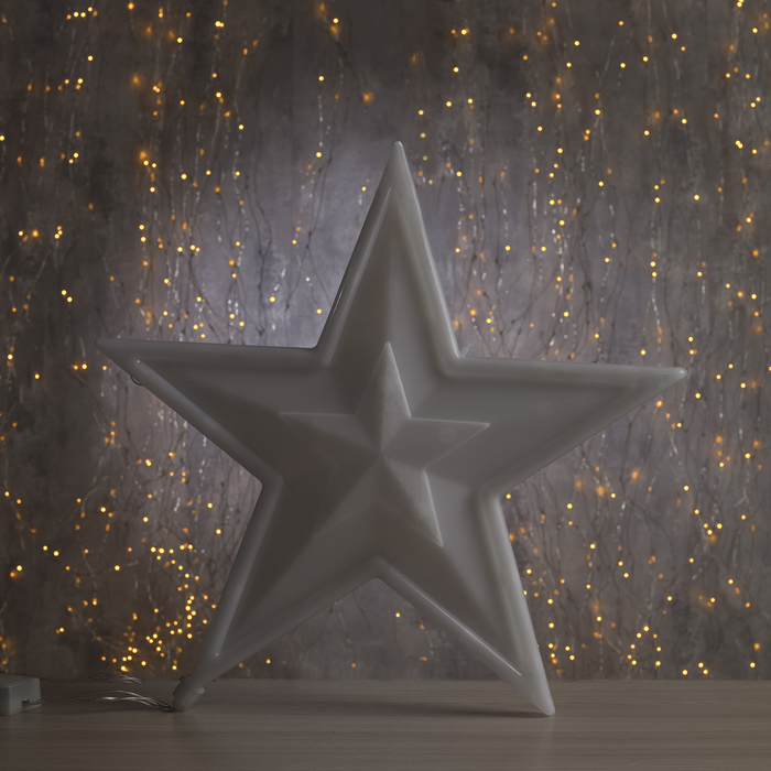 Фигура "Звезда" d-40 см, , 30 LED, 220V, контрол. 8р. БЕЛЫЙ